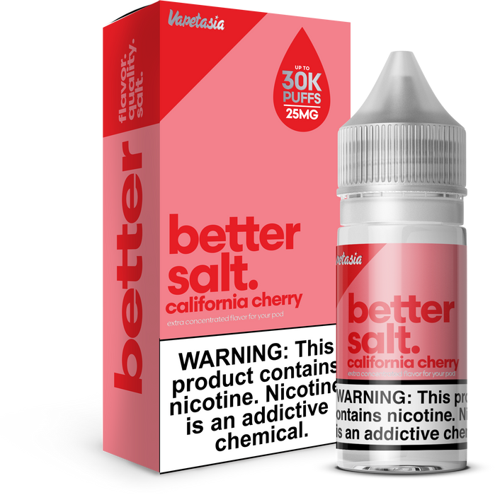 better salt california cherry eJuice
