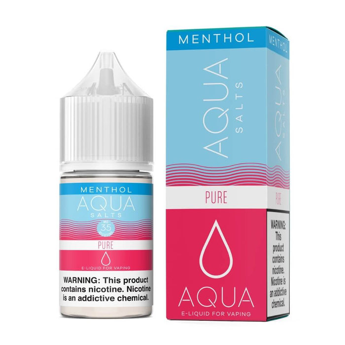 Aqua Salt Pure Menthol eJuice - eJuice BOGO