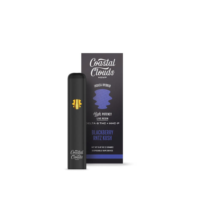 Coastal Clouds Delta 8 + HHC-P High Potency Disposable Vape 2g - eJuice BOGO