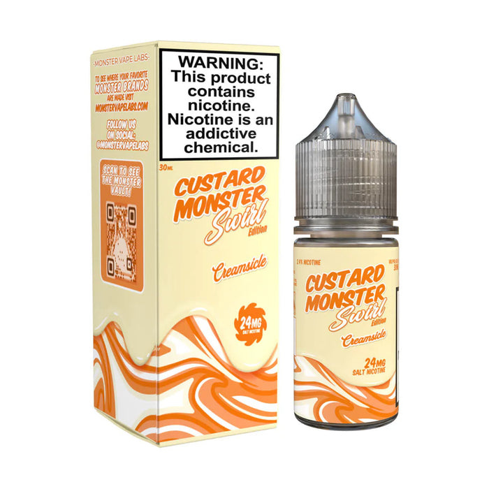 Custard Monster Swirl Salt Creamsicle eJuice