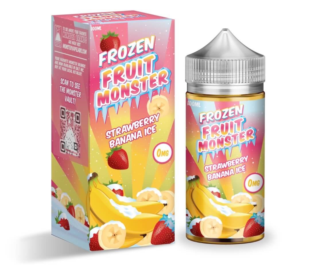 Frozen Fruit Monster Strawberry Banana Ice Ejuice — Ejuice Bogo