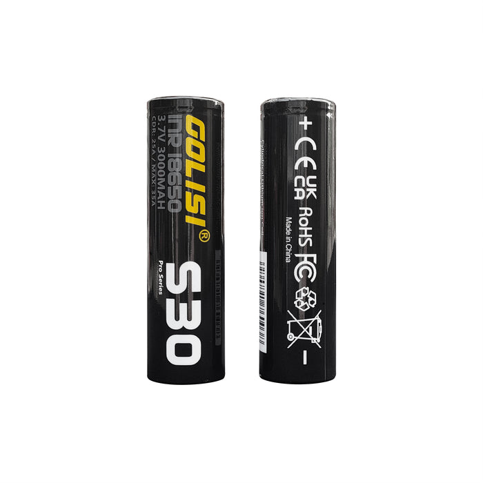 Golisi S30 18650 3000mAh 35A IMR Battery