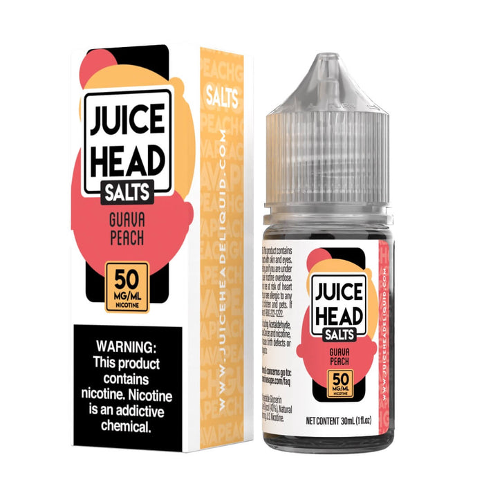 Juice Head Salt Guava Peach eJuice - eJuice BOGO