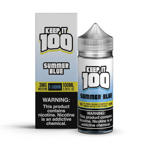 Keep It 100 Summer Blue eJuice - eJuice BOGO