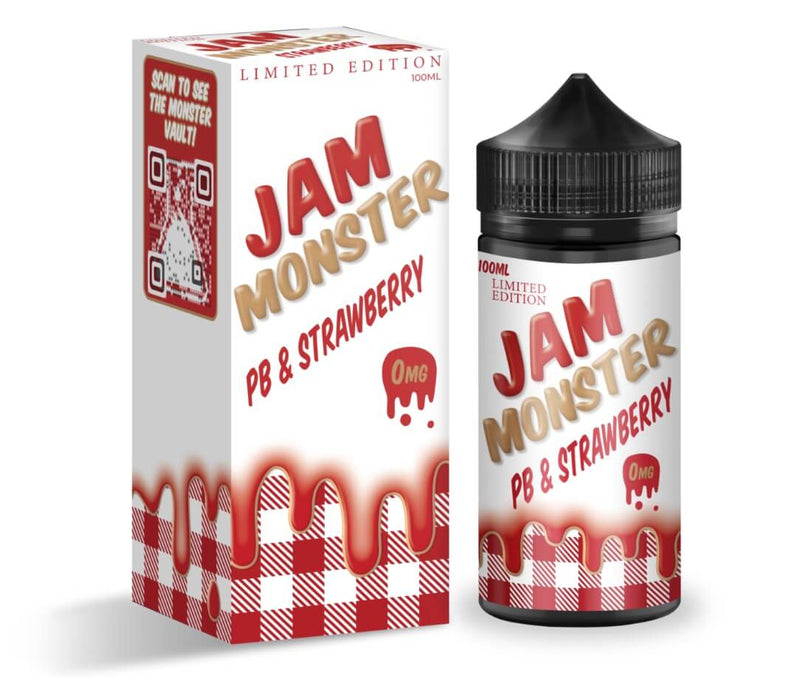 PB & Jam Monster Strawberry eJuice - eJuice BOGO