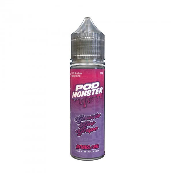 Pod Monster Salt Groovin Aloe Grape eJuice