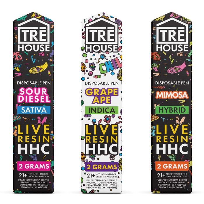 Tre House HHC Live Resin Disposable Vape 2g - eJuice BOGO