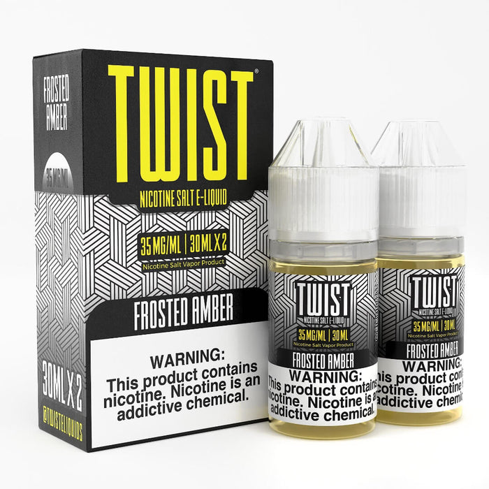 Twist e-Liquids Salt Frosted Amber eJuice - eJuice BOGO