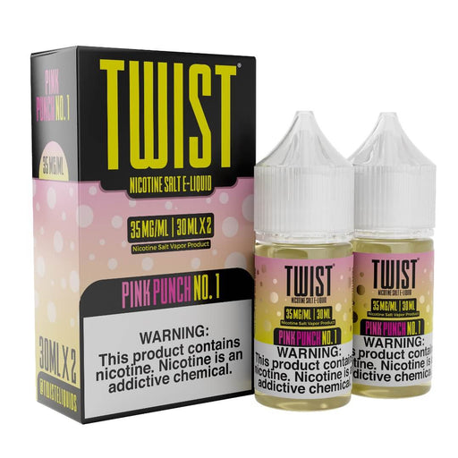 Twist e-Liquids Salt Pink Punch No 1 eJuice - eJuice BOGO
