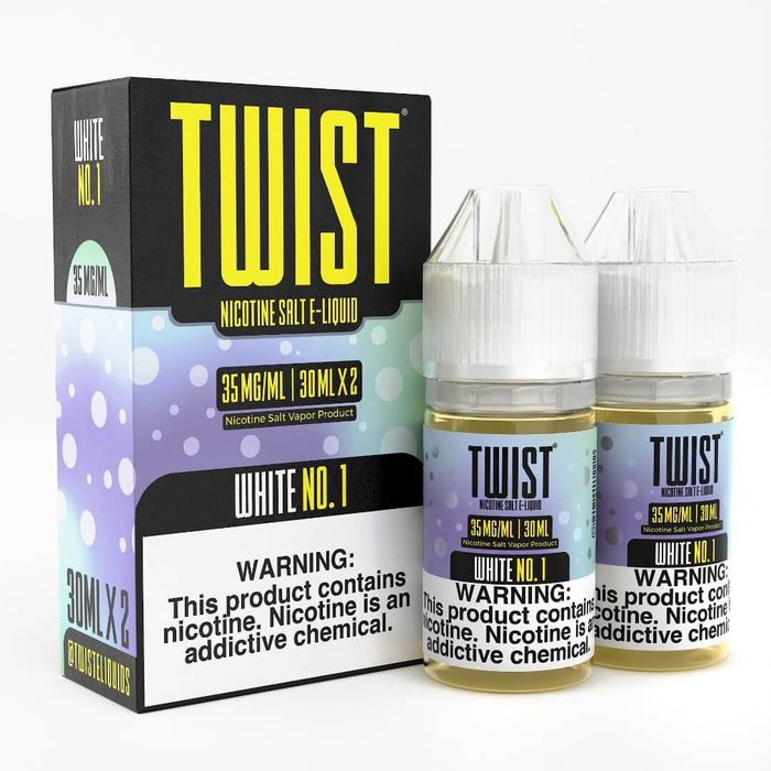 Twist e-Liquids Salt White No. 1 eJuice - eJuice BOGO