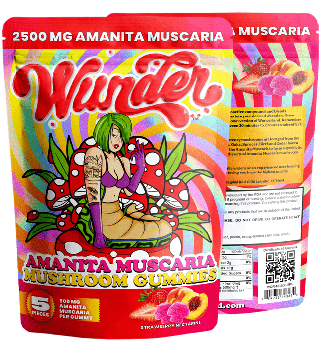 Wunder Amanita Muscaria Mushroom Gummies