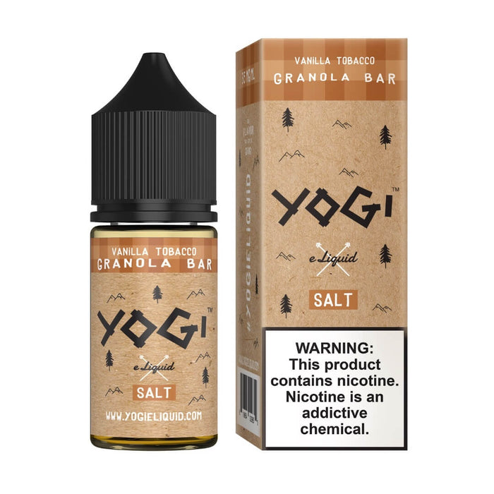 Yogi Salt Vanilla Tobacco Granola Bar eJuice - eJuice BOGO