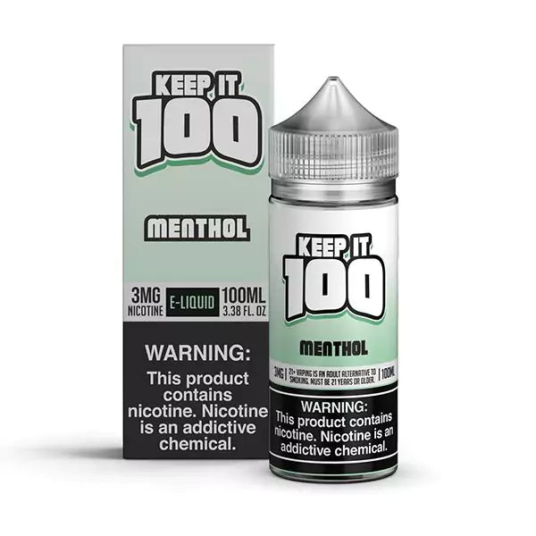 Keep it 100 Menthol eJuice
