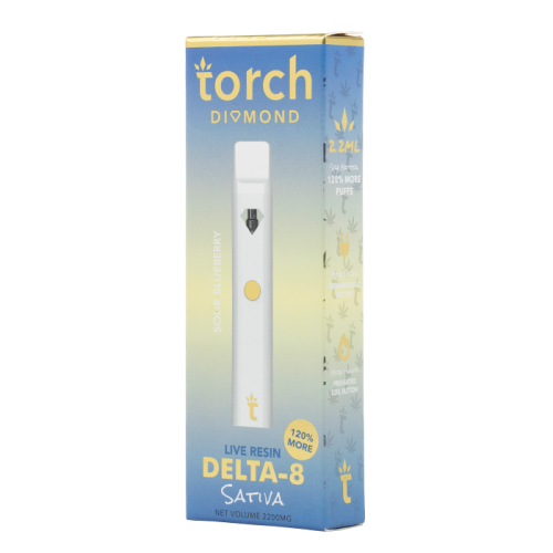 Torch Diamond Live Resin Delta 8 Disposable Vape 2.2g