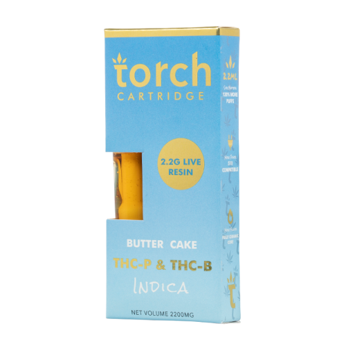 Torch THC-P + THC-B Live Resin Vape Cartridge 2.2g