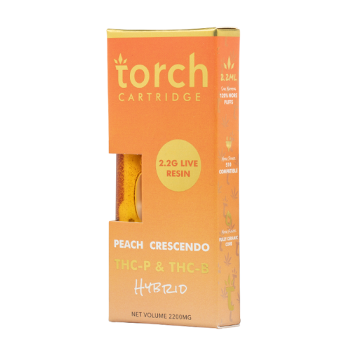 Torch THC-P + THC-B Live Resin Vape Cartridge 2.2g