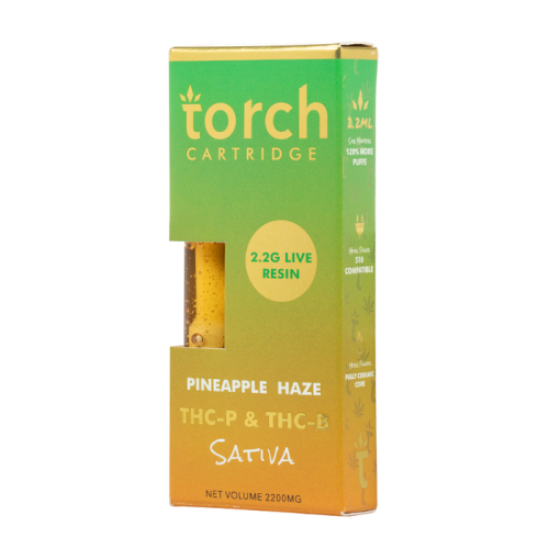 Torch THC-P + THC-B Live Resin Vape Cartridge 2.2g - eJuice BOGO