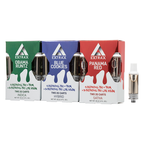 Delta Extrax Splats Blend THC-M Live Resin Vape Cartridge 2x2g