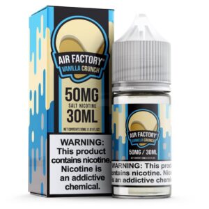 Air Factory Salt Vanilla Crunch eJuice - eJuice BOGO