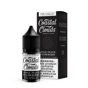 Coastal Clouds Salt Apple Peach Strawberry eJuice - eJuice BOGO