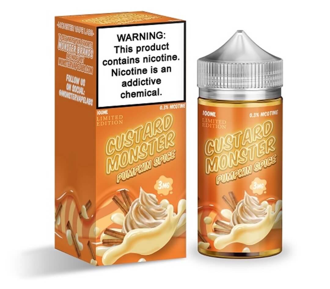 Custard Monster Pumpkin Spice eJuice - eJuice BOGO