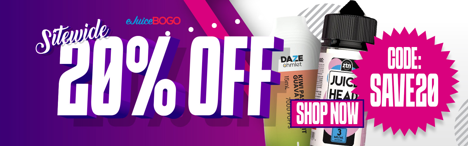 Save 30% with code EJUICE30
