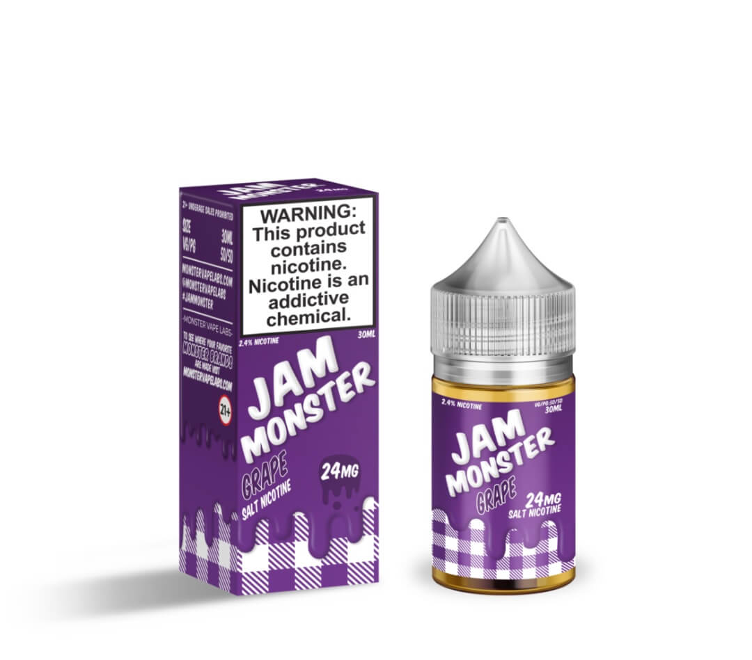 Jam Monster Salt Grape eJuice - eJuice BOGO