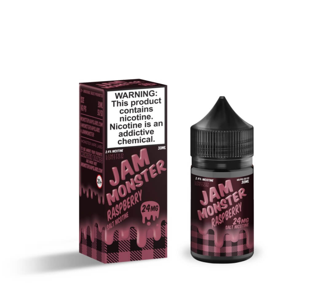 Jam Monster Salt Raspberry eJuice - eJuice BOGO