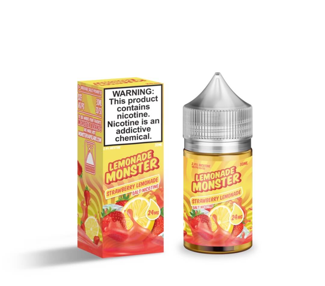 Lemonade Monster Salt Strawberry Lemonade eJuice - eJuice BOGO