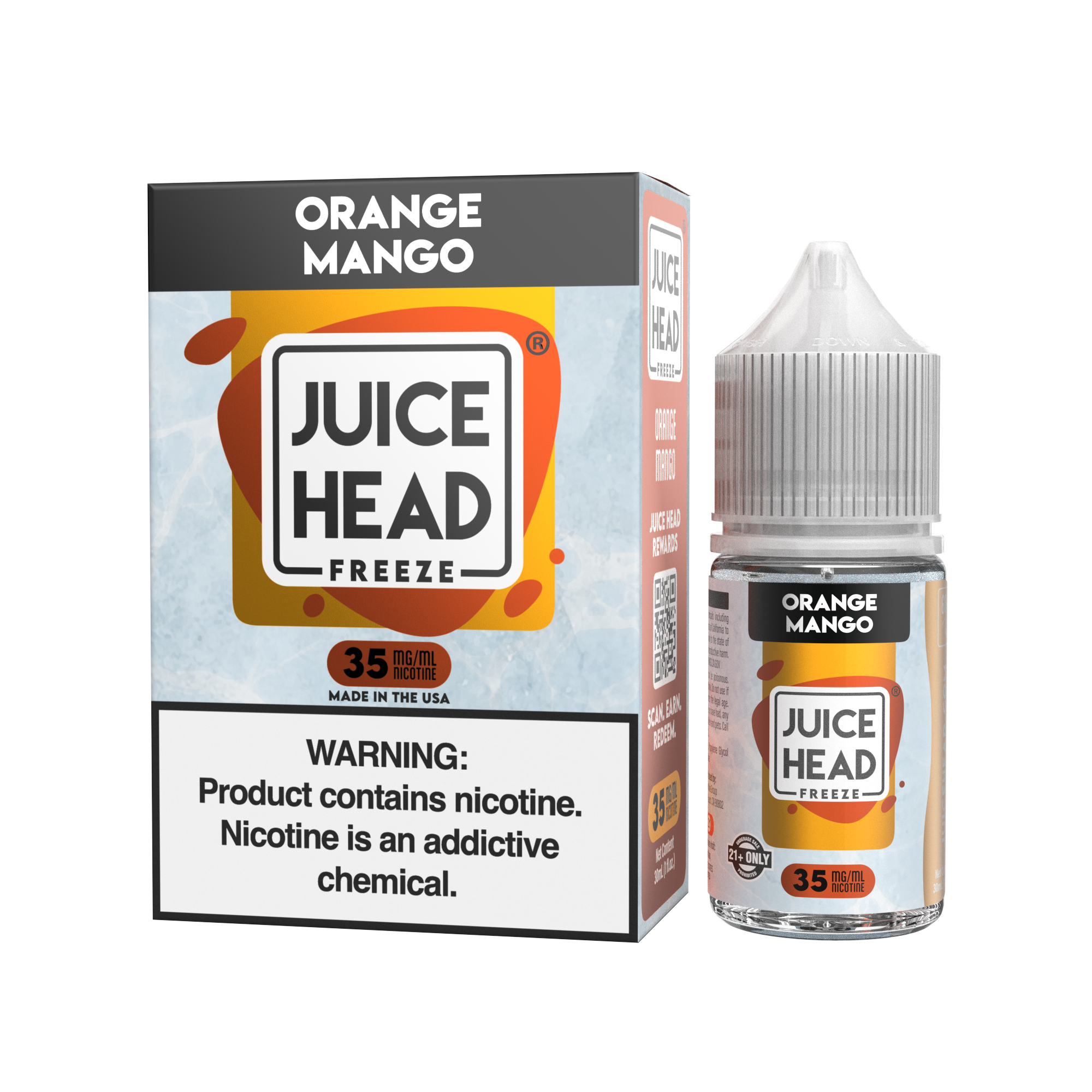 Juice Head Freeze Salt Orange Mango eJuice