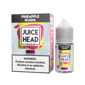 Juice Head Freeze Salt Pineapple Guava eJuice