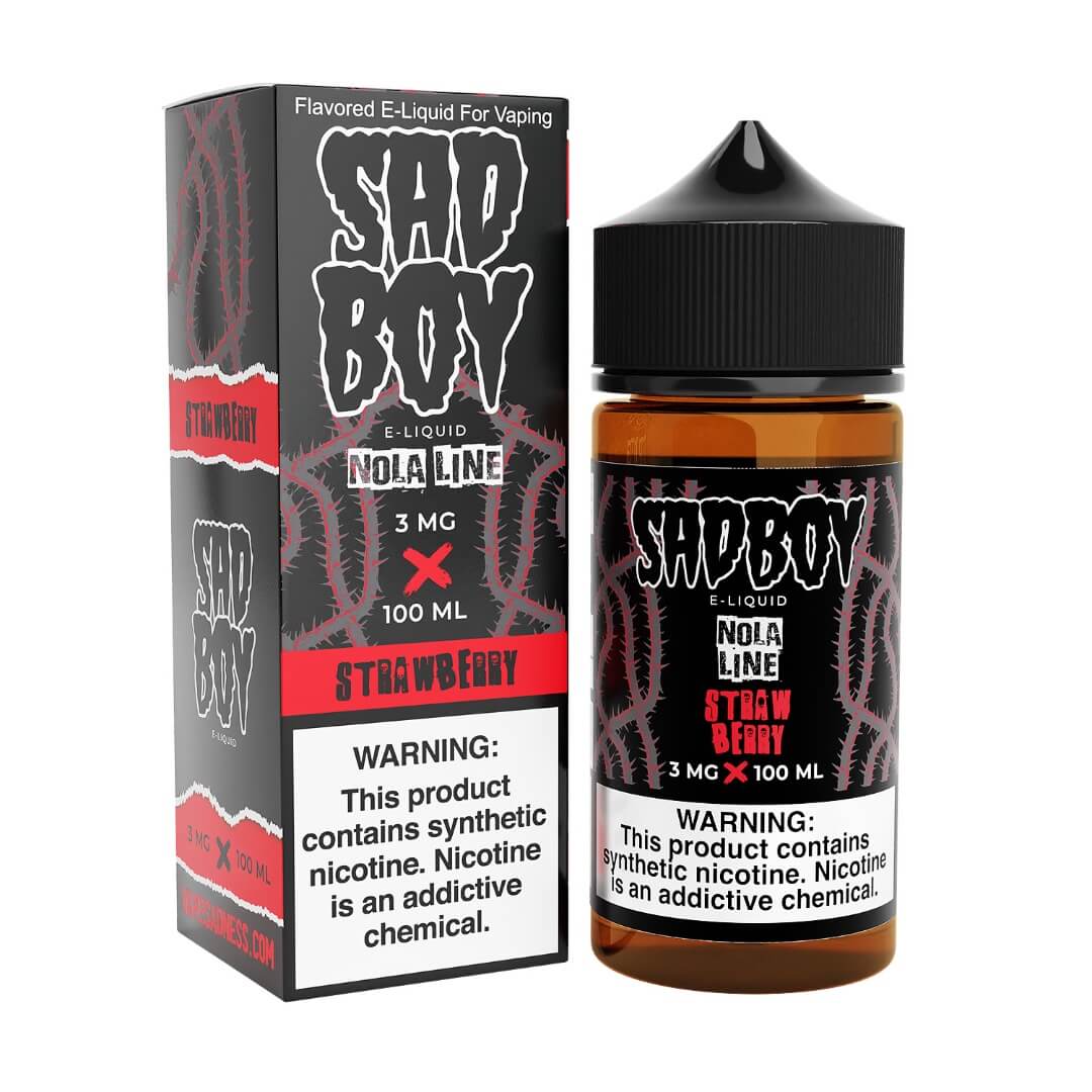 Sadboy Nola Line Strawberry eJuice - eJuice BOGO