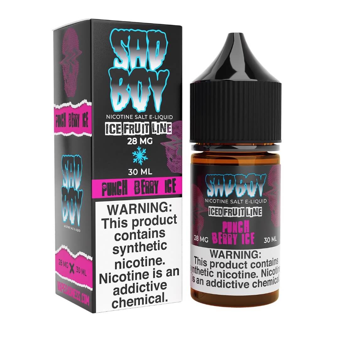 Sadboy Salt Fruit Line Punch Berry Ice eJuice - eJuice BOGO