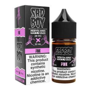 Sadboy Salt Happy End Line Pink Cotton Candy eJuice - eJuice BOGO