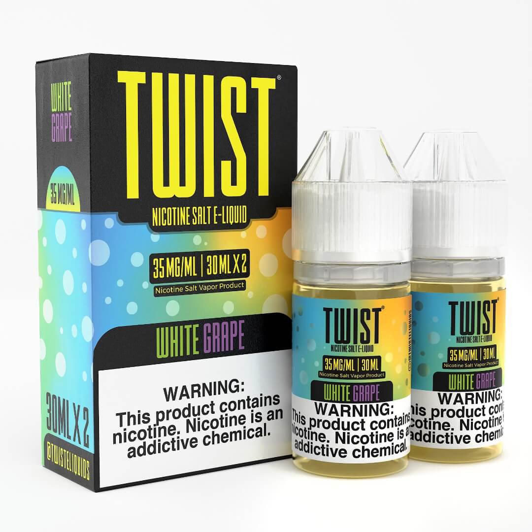 Twist e-Liquids Salt White Grape eJuice - eJuice BOGO