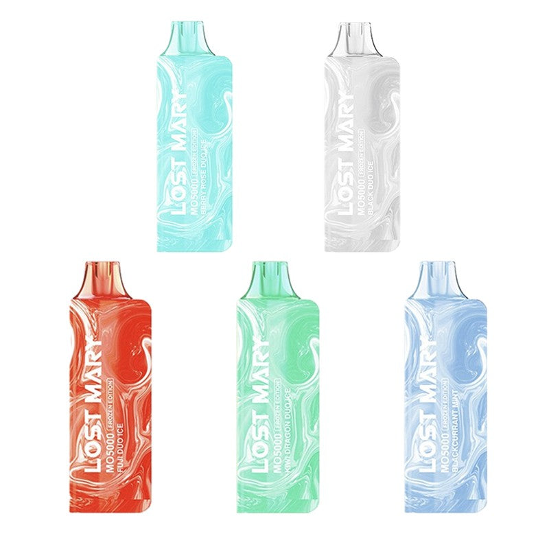 lost mary mo5000 disposable Frozen Edition Flavors:Summer Peach Ice flavor-ice Vuse Vibe Original Tank